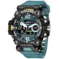 Taktische Herren Sport Elektronische Uhr Wasserdicht Militär Armbanduhr Türkis Blau - Stil 8072 Teal