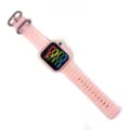 Orologio digitale LED con cinturino in silicone rosa per studenti, orologio trendy. - Rosa