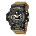 SMAEL taktische Herren Sportuhr, schwarz braune elektronische digitale Armbanduhr Variante. - Stil 8078 Beige