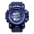 Wasserdichte digitale Sportuhr für Jungen und Jugendliche, Outdoor LED Wecker Armbanduhr. - Weiß
