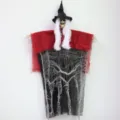 Halloween hanging skeleton ghost decoration for spooky outdoor yard haunted house props spooky. - Red Witch Mesh Hanging Ghost