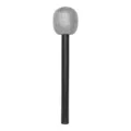 Children Halloween Party Fake Toy Microphone Glitter Silver Head Black Handle Prop Variant - Silver Glitter Microphone