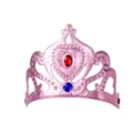 Pink princess crown tiara for kids birthday party dress up and cute hair accessories - One Size / Queen Crown / Pink