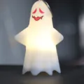 Cute glowing ghost night light Halloween hanging pendant decoration party prop variant. - Red Emoji