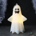 Luz nocturna de fantasma LED de Halloween lámpara colgante portátil decoración de fiesta - Boca de Mariposa