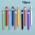 10pcs colorful gel pens with cute gradient star resin charms for school office stationery - Gradient Pentagram (10-Piece)