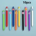 Kleurrijke hars bloem gelpennen set van 10 stuks, schattige bloemen ontwerp schrijfwaren kantoor. - Stijl 1 / 10 Stuks/Verpakking / Kleurrijk