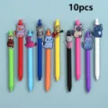 10 stuks schattige kat gelpennen set kleurrijke tekenfilm student schrijven kantoor - Stijl 2 (10-Stuks Verpakking)