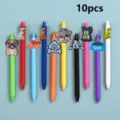 Cute dog series colored gel pen set with 10 pieces, perfect for kids writing and school. - Style 6 / 10 Piece Set