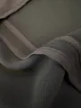 Λεπτομέρεια υφάσματος γυναικείου casual σακακιού από οξικό, κομψή υφή και προσεγμένες ραφές. - S / Σοκολατί Καφέ