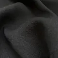Black acetate organza fabric detail, smooth texture for elegant women summer shirts. - M (Recommended Under 60kg) / Elegant Black