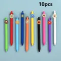 10 stuks kleurrijke hars bloem gelpennen set, schattige esthetische schrijfpennen in felle kleuren. - 10 Stuks/Verpakking