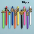 10 Stück süße Faultier Gelstifte Set bunte Cartoon Tier Kugelschreiber für Schule Büro Geschenke - Stil 1 (10 Stk)