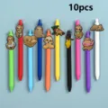 Niedliche Faultier Gelstifte 10 Stueck bunte Cartoon Stifte fuer Kinder Buero Geschenk - Stil 2 (10 Stk)