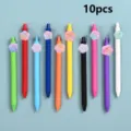 10stks kleurrijke hars roos gel pen set schattige bloem student schrijven kantoorartikelen - 10-Delige Kleurrijke Set