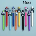 10Stk bunte süße Panda Gelschreiber Set, Cartoon Schüler Schreibsignierstift Variante. - Mehrfarbig 10 Stk. Set