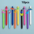10 Stuks Schattige Dinosaurussen Gelpennen Set Kleurrijke Kawaii Cartoon Pennen School - Stijl 2 (10-Stuks Verpakking)