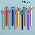 10pcs Cute 3D Butterfly Gel Pens Set Colorful Neutral Writing Pens for Office School Stationery - Style 1 (10-Piece Pack)