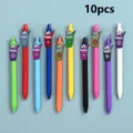 10Stk Süße Katzen Tasse Gel Stifte Bunte Briefpapier Set Kawaii Schüler Schreibwaren Geschenk - Katze Getränkebecher Stil / 10er-Pack