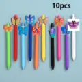 10pcs colorful butterfly gel pens cute 3d silicone stationery office school signature pen - Style 5 (10-Piece Pack)
