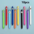 Set 10 kleurrijke gelpennen met parelbloem hangers, soepel schrijven voor kantoor en school. - Stijl 2