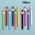 10st Schattige Lichtgevende Vijf-Bloemblad Gelpen Set Kleurrijke Kantoorbehoeften - Stijl 1 (10 Stk)