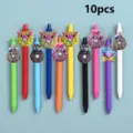 10er Set bunte Gelstifte süsse Cartoon Donut Schüler Schreibwaren Büro Stifte neu - Stil 1 / 10er-Pack / Mehrfarbig