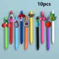 10pcs Cute Fruit Vegetable Cartoon Gel Pens Set Colorful Student Writing Stationery - Style 4