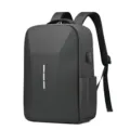 Mochila rígida antirrobo negra para portátil de 15,6 pulgadas bolsa de viaje casual de negocios. - Gris