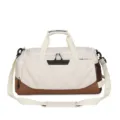 Bolsa de deporte con separación húmedo seco, elegante bolsa de viaje para fitness y aire libre. - Blanco Roto