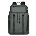 Mochila gris oscura impermeable casual de negocios gran capacidad para ordenador - Verde