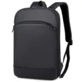 Mochila negra minimalista para ordenador portátil negocios casual escolar para uso diario. - Negro
