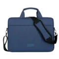 Borsa per laptop blu ventiquattrore da lavoro con tracolla e manici per uso quotidiano ufficio. - 14" / Blu