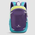 Mochila de viaje al aire libre colorida, variante de bolso deportivo diario bloque morado. - Púrpura