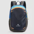Mochila de viaje al aire libre gran capacidad unisex bloque color deporte senderismo SKU - Azul
