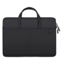 Professionelle 14 Zoll schwarze Laptoptasche, langlebige Oxford Gewebe Aktentasche mit Griff. - 14 Zoll / Schwarz