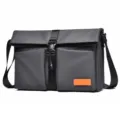 Hombres Gris Impermeable Bolso Bandolera Casual Hombro Mensajero Bolso Estilo SKU - Gris
