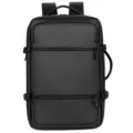 Mochila de negocios negra, gran capacidad, bolsa de ordenador casual para hombre moda - Negro