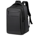 Mochila para portátil de negocio negra para hombre, gran bolsa de viaje y oficina. - Negro