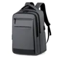 Mochila gris para hombre negocios ordenador gran capacidad viaje trabajo impermeable - Gris
