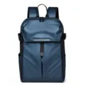 Mochila de viaje elegante para hombres y mujeres, gran capacidad bolso casual deportivo. - Mochila de Negocios de Capa Simple / Azul capa única #3188