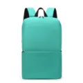 Teal Casual Backpack Minimalist School Bookbag Lightweight Daily Daypack for Unisex - Light Green