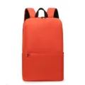 Mochila casual minimalista naranja para la escuela viaje ligera unisex cotidiana - 16L / Naranja