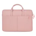 Rosa Laptoptasche mit Henkeln und Fronttasche, strapazierfähige Aktentasche für Business. - 14 Zoll / Rosa