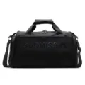 Bolsa de deporte negra gran capacidad bolsa de viaje con separacion humedo seco - Negro