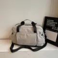 Bolsa de viaje multifuncional ligera gran capacidad viaje corto bolsa de deporte gris - Gris