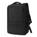 Mochila para portátil de negocios grande para hombre, mochila de viaje y trabajo en negro. - Negro