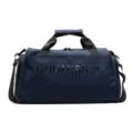 Bolsa de deporte azul oscuro con gran capacidad y correas resistentes para viajes y entrenar. - Azul