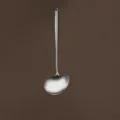 Stainless steel mushroom spatula large long handle wok spoon variant, 43.8cm length, durable. - Large (43.8x10.8cm)