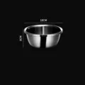 Stainless steel multi-purpose round mixing basin 18cm 1.2L kitchen food bowl container. - Basin A 1.2L (18cm)